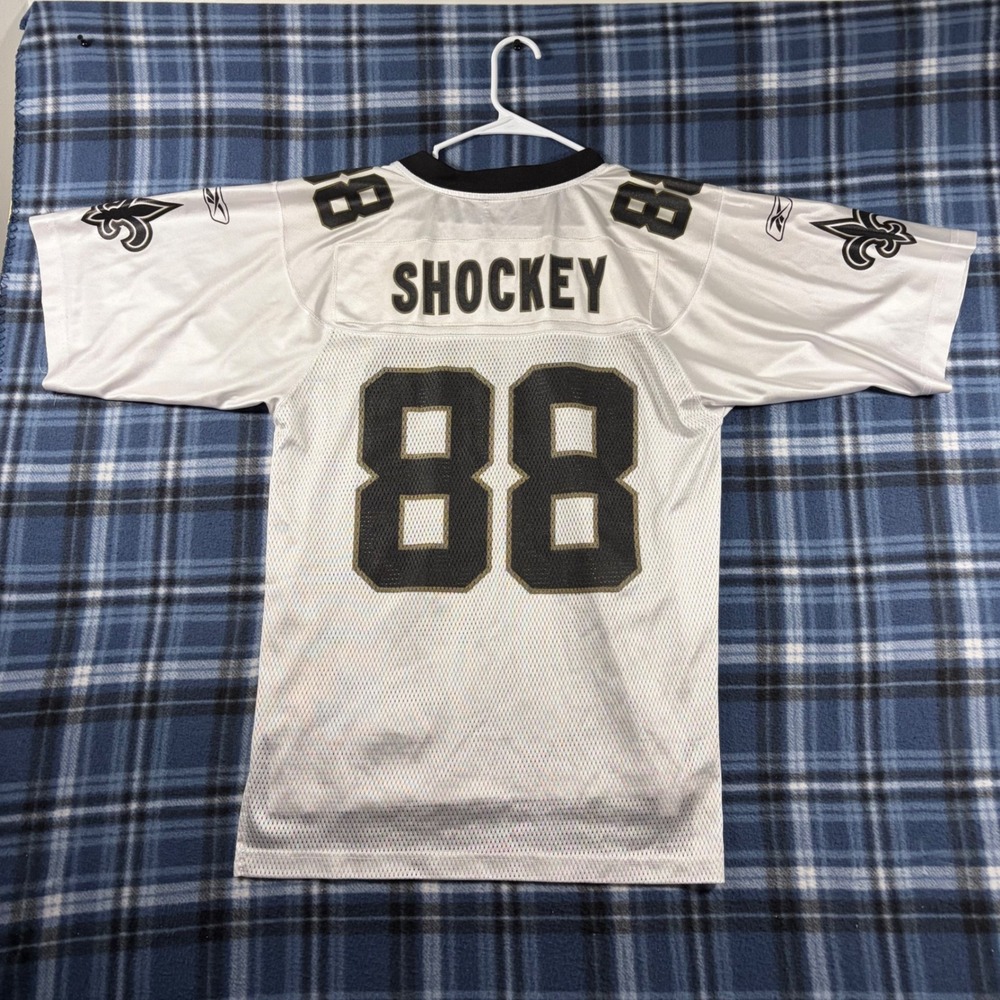 Reebok NFL New Orleans Saints Jeremy Shockey 88 Jersey Mens Small White 7009A 07